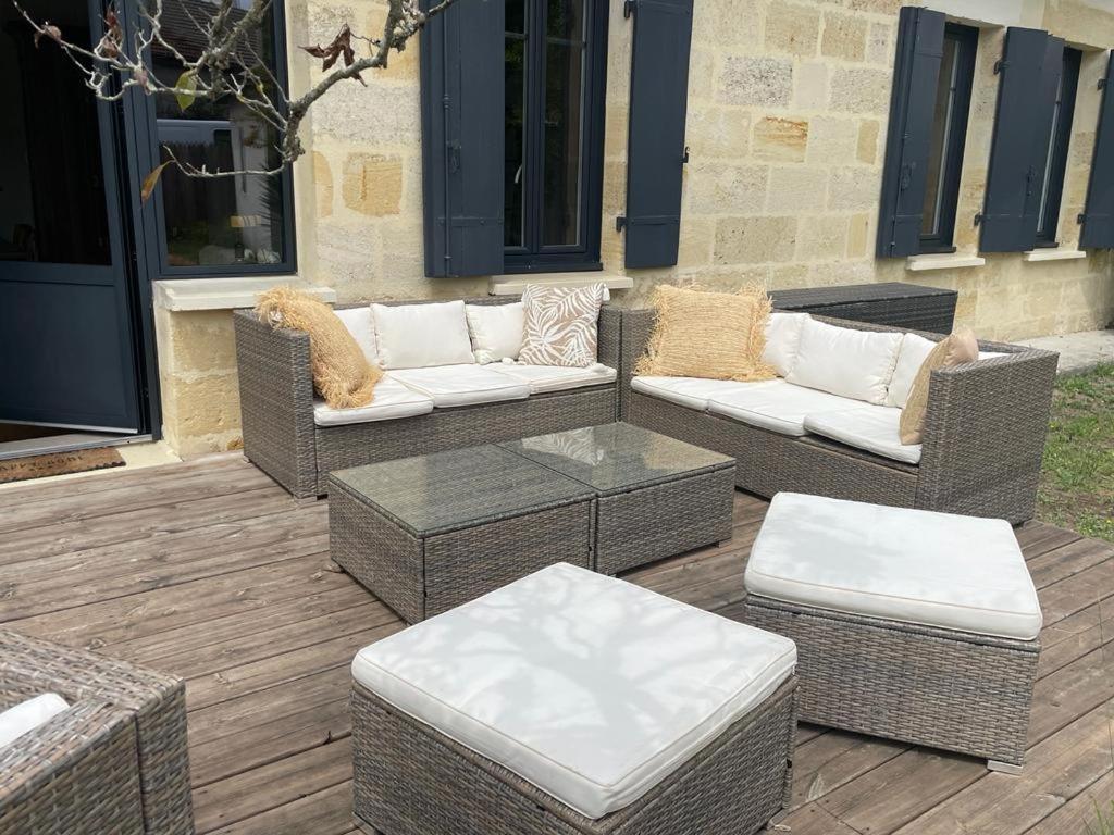 Charmante Echoppe En Pierre Proche Gare Villa Libourne Exterior foto